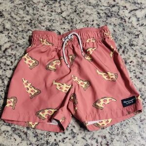 Abercrombie Kids Pizza Pattern Shorts - Pink